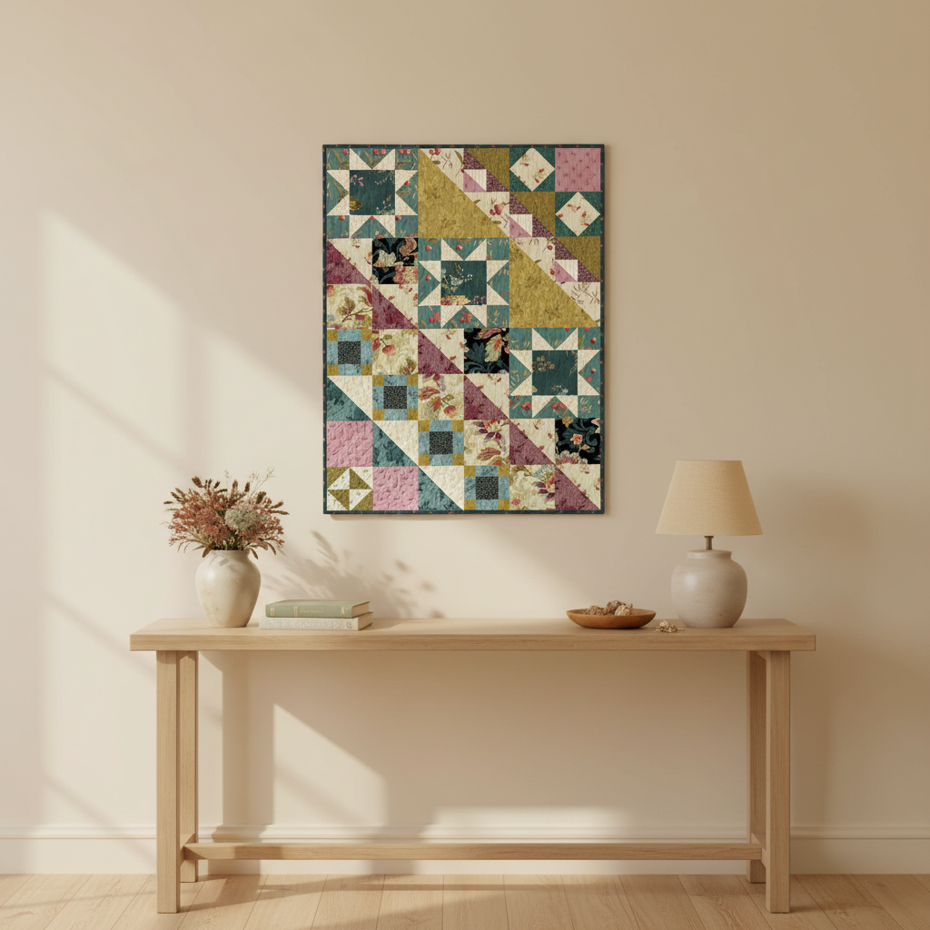 Petal and Patch Small Quilt