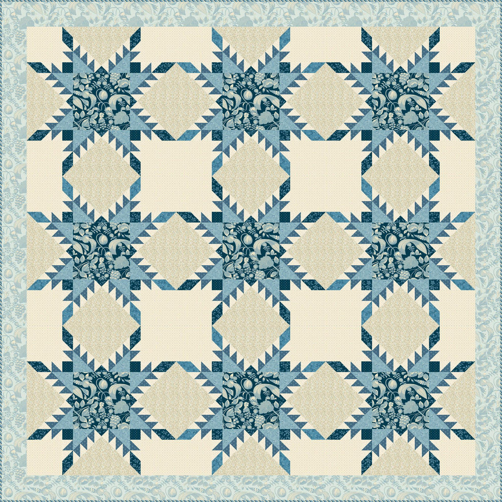 1½" Finished Triangle Paper - 5" x 5" fabric