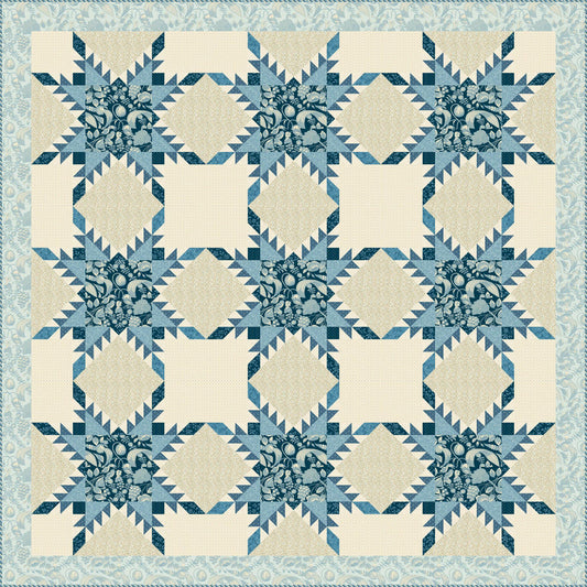 1½" Finished Triangle Paper - 5" x 5" fabric