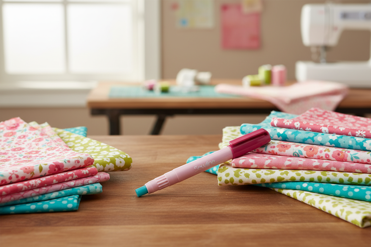 Sewline Glue Pen - Water Soluble with Blue Refill