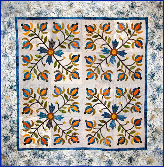 Stencil - Midnight Blooms