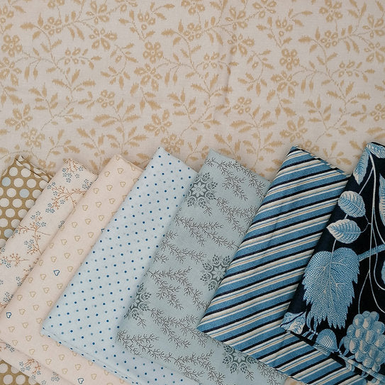 Blue Escape Fat Quarter Bundle - 8 Fabrics image 2