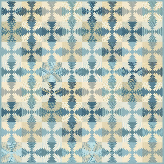 Blue Hawaiian Delight Quilt Pattern