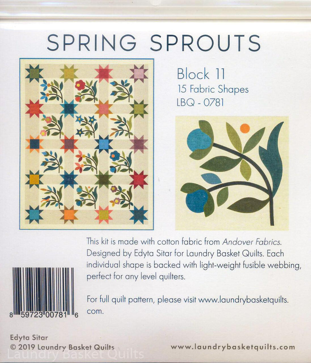 Silhouettes - Spring Sprouts LT Block 11