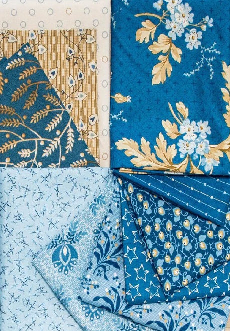 Pines Fabric Bundle - Blue