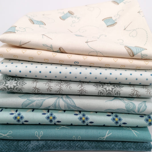 Blue Fat Quarter Bundle - LBQ10