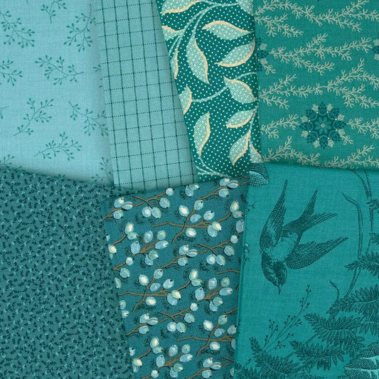 Secret Stash Favorites - Blue Willow - 10 Inch Square - 42 Cuts Each
