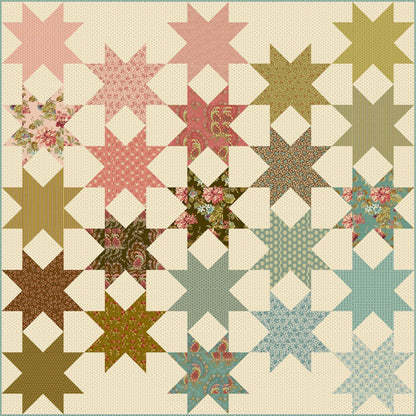 Sewing Star Quilt Pattern image 0