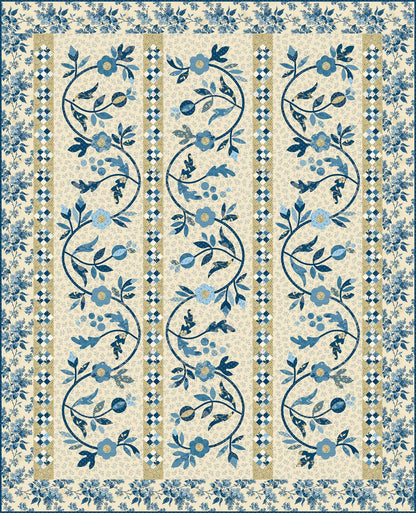 Reaching Out Blue Sky Quilt Pattern