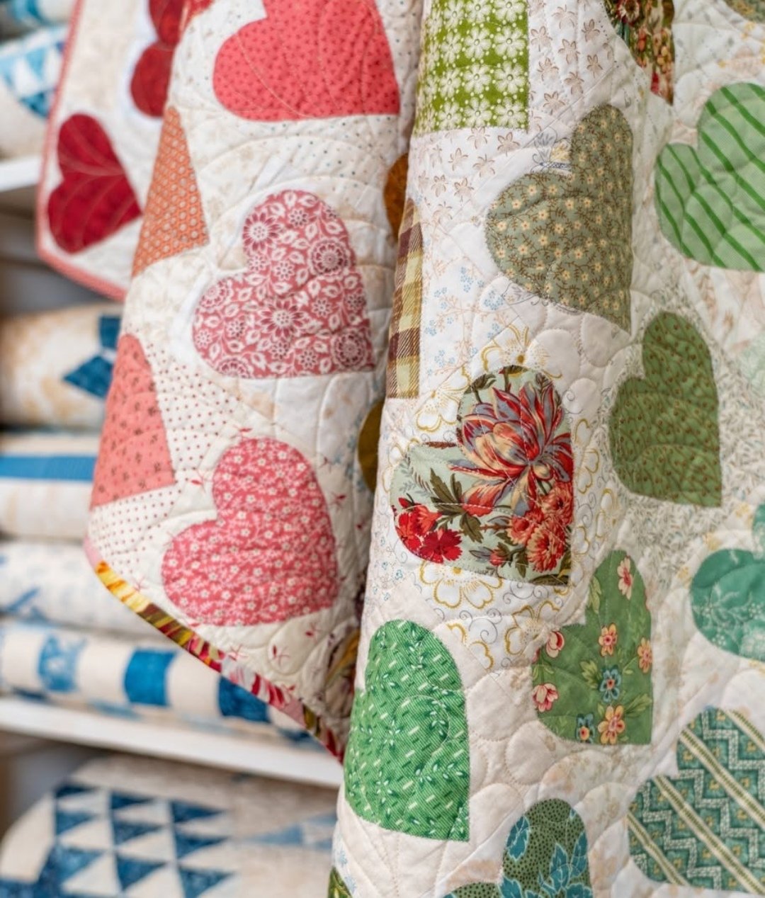 Hearts, Content Quilt Pattern image 1