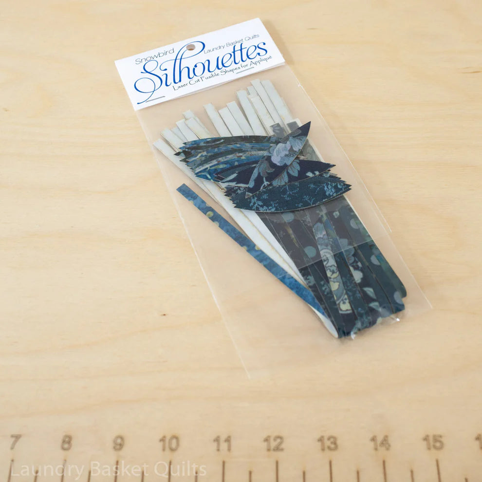 Silhouettes – Blue Bells by Laundry Basket Quilts