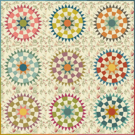 Desert Rose Quilt Pattern image 0