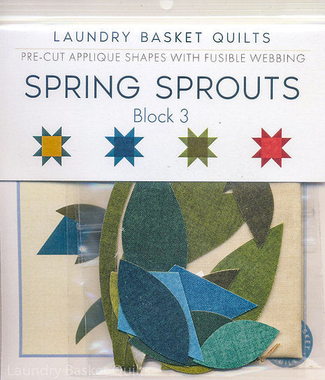 Silhouettes - Spring Sprouts LT Block 3 image 1
