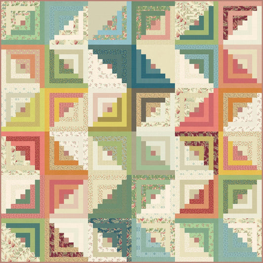 Scrappy Log Cabin Pattern image 0