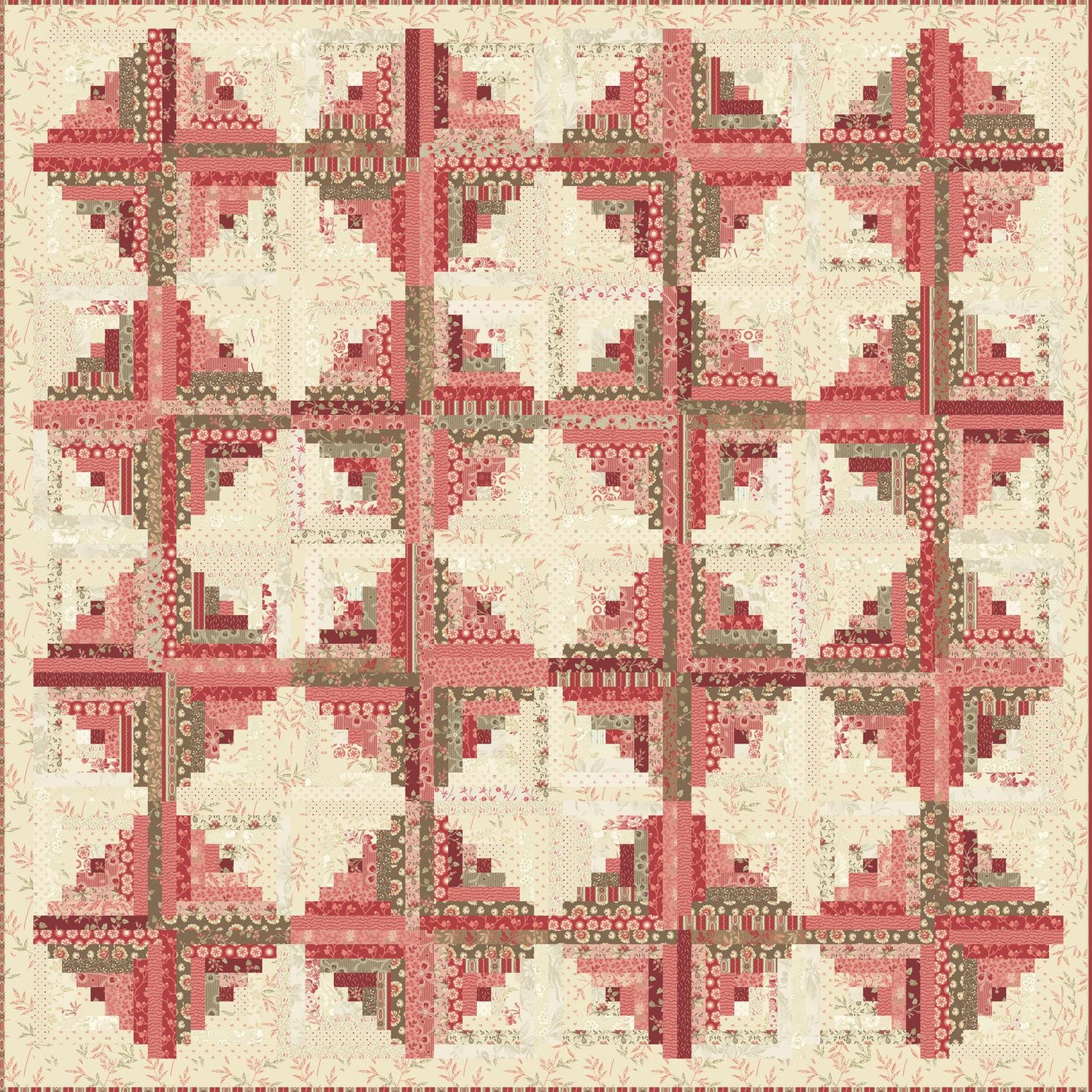 Log Cabin Quilt Pattern image 4