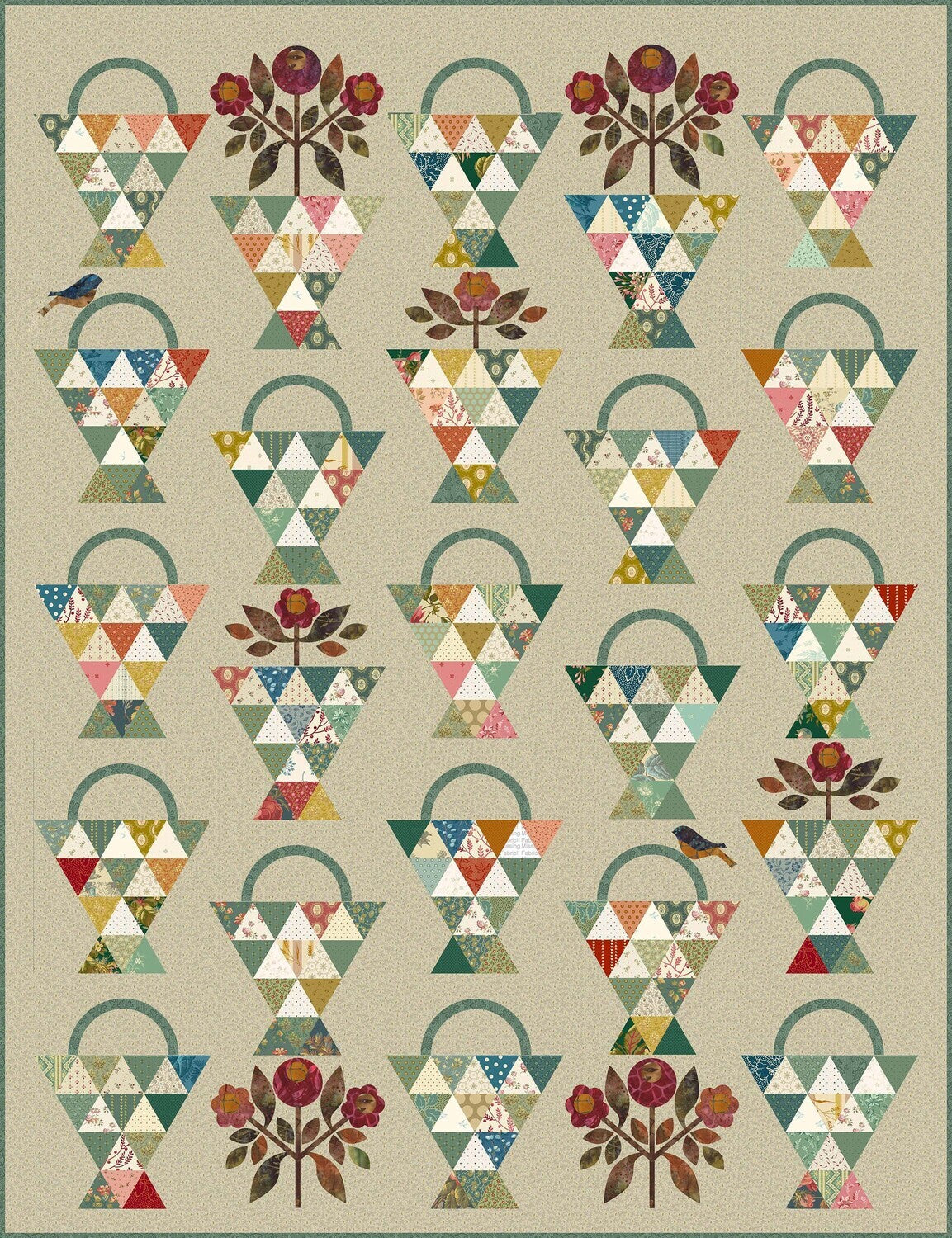 Paint Basket quilt pattern image 0