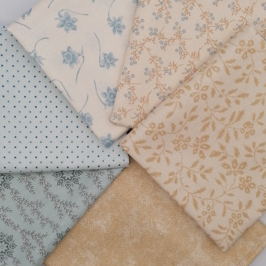 Blue Fat Quarter Bundle - LBQ8 image 0