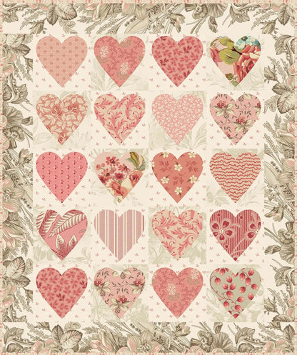 Little Heart Pattern by Laundry Basket Quilts