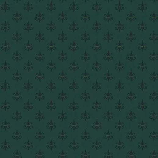 Kim Diehl Right as Rain Fleur De Lis Teal 9831-77 image 0