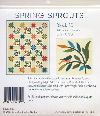 Silhouettes - Spring Sprouts LT Block 10