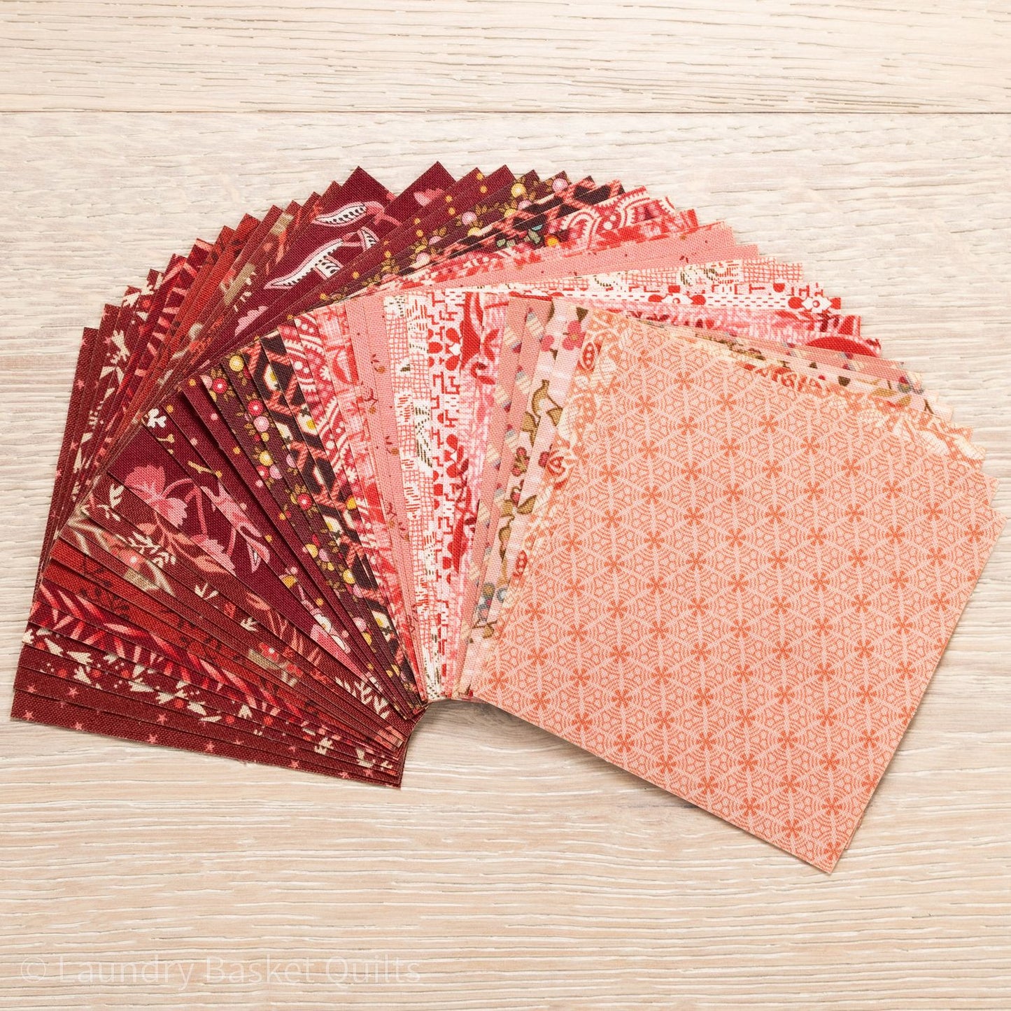 Squares 3.5" - Reds image 0