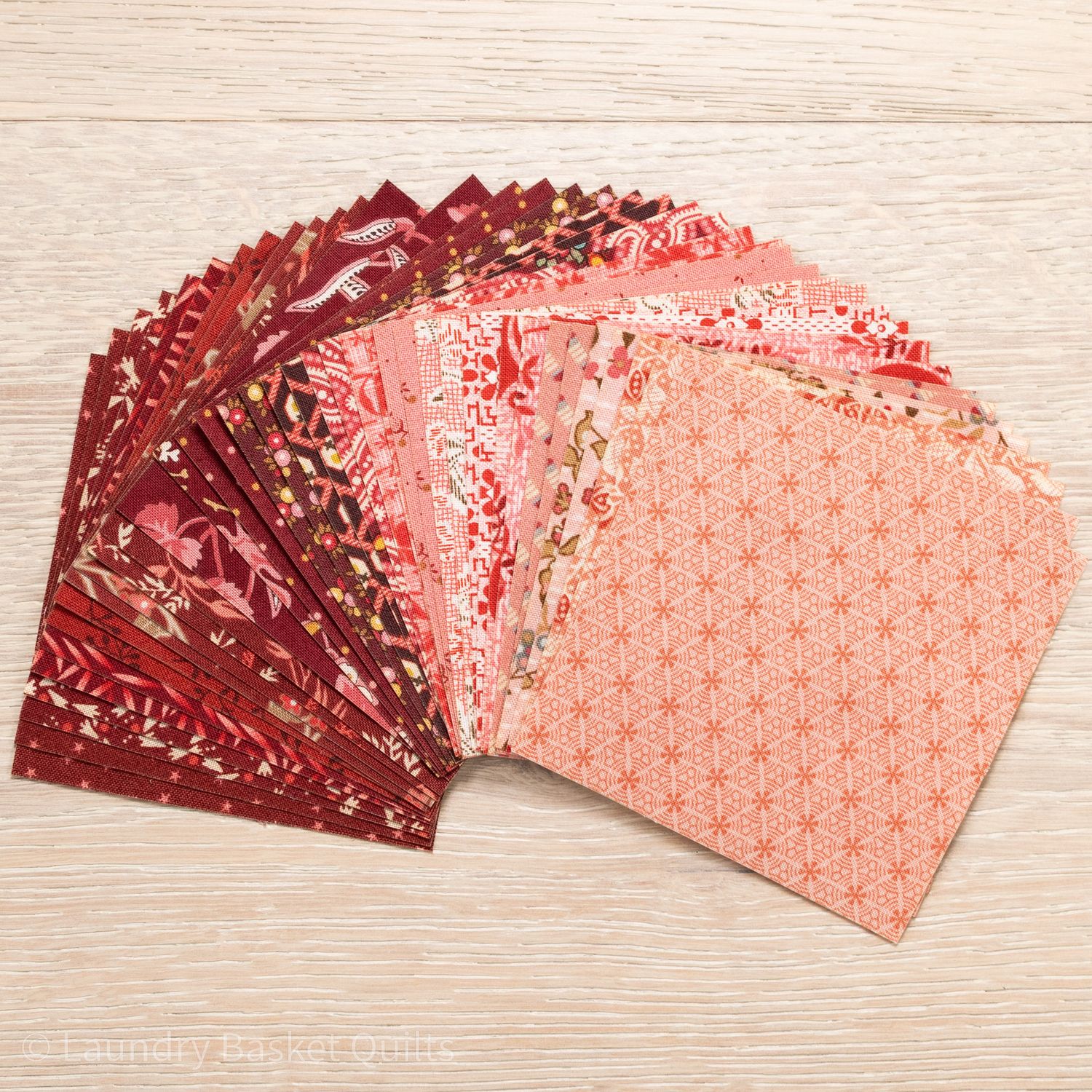 Squares 3.5" - Reds image 0