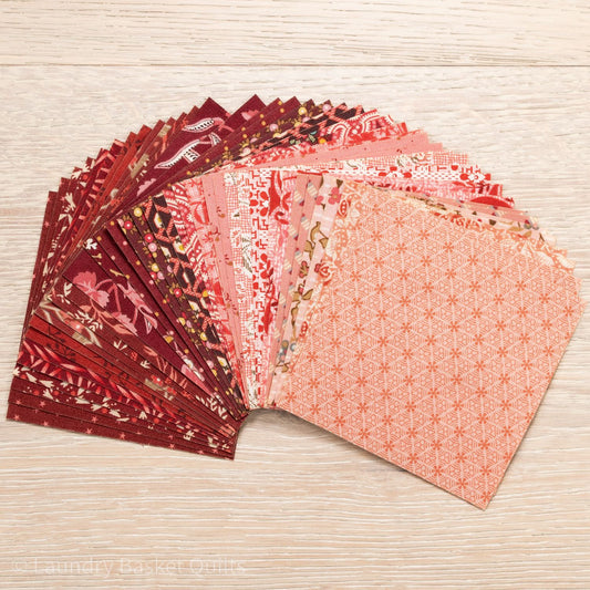 Squares 3.5" - Reds image 0