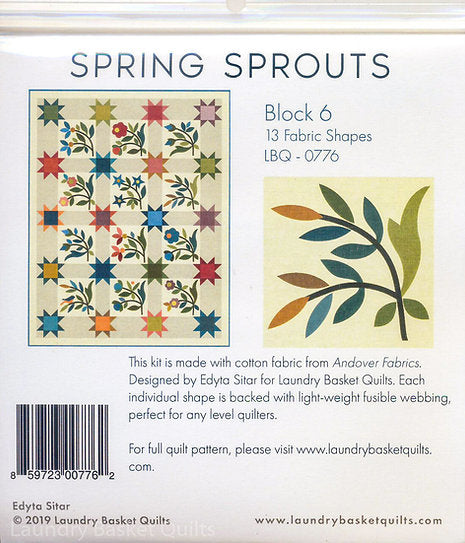 Silhouettes - Spring Sprouts LT Block 6 image 2
