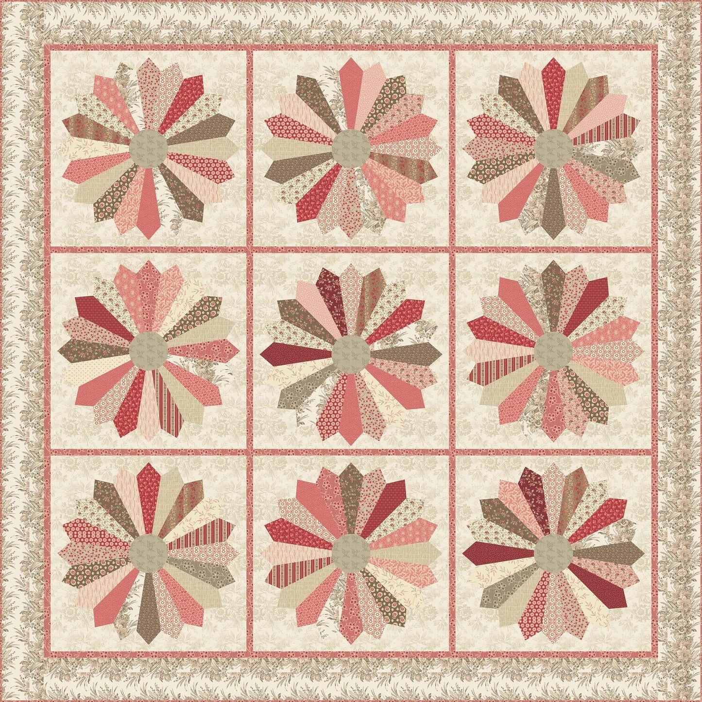 Dresden Plate quilt pattern image 0