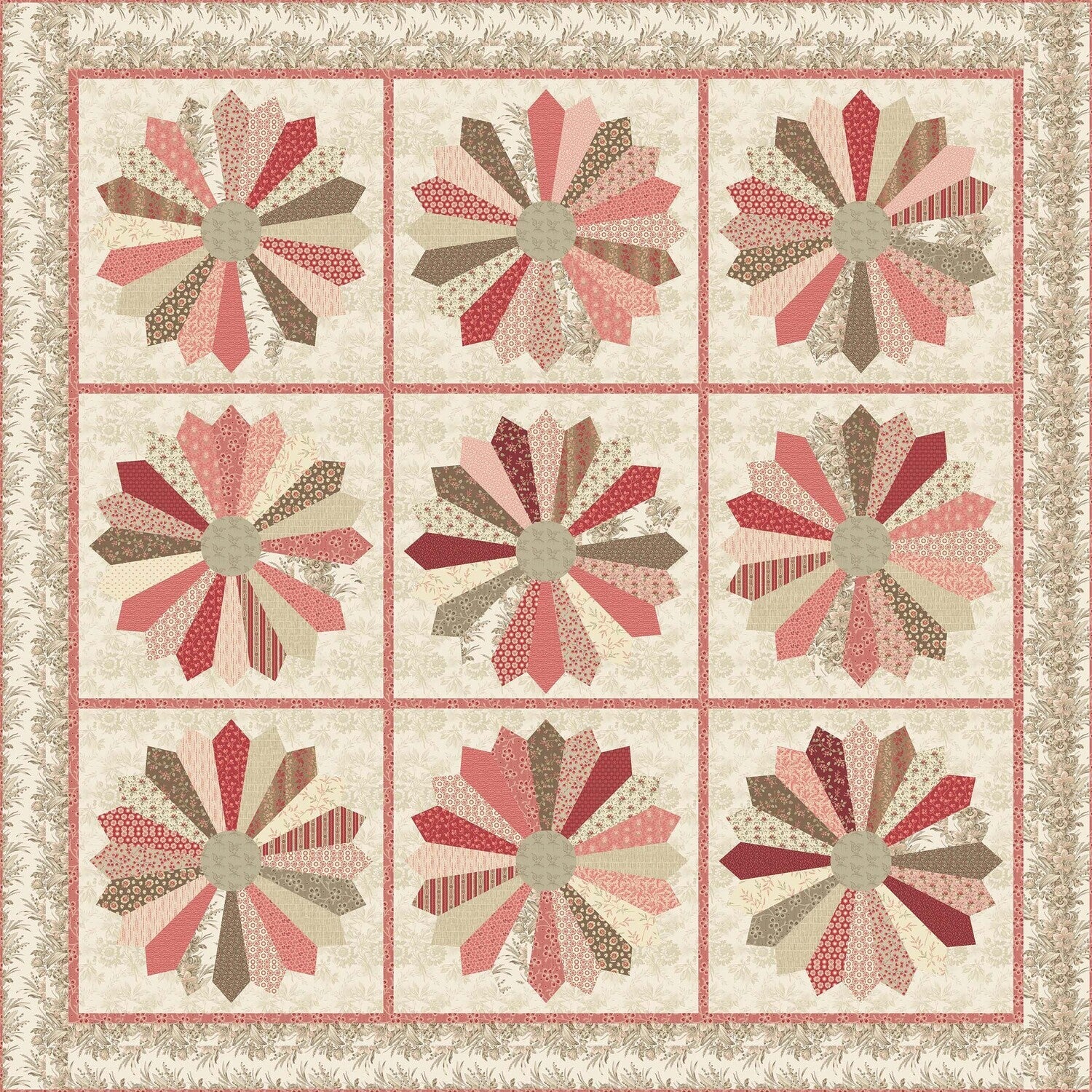 Dresden Plate quilt pattern image 0