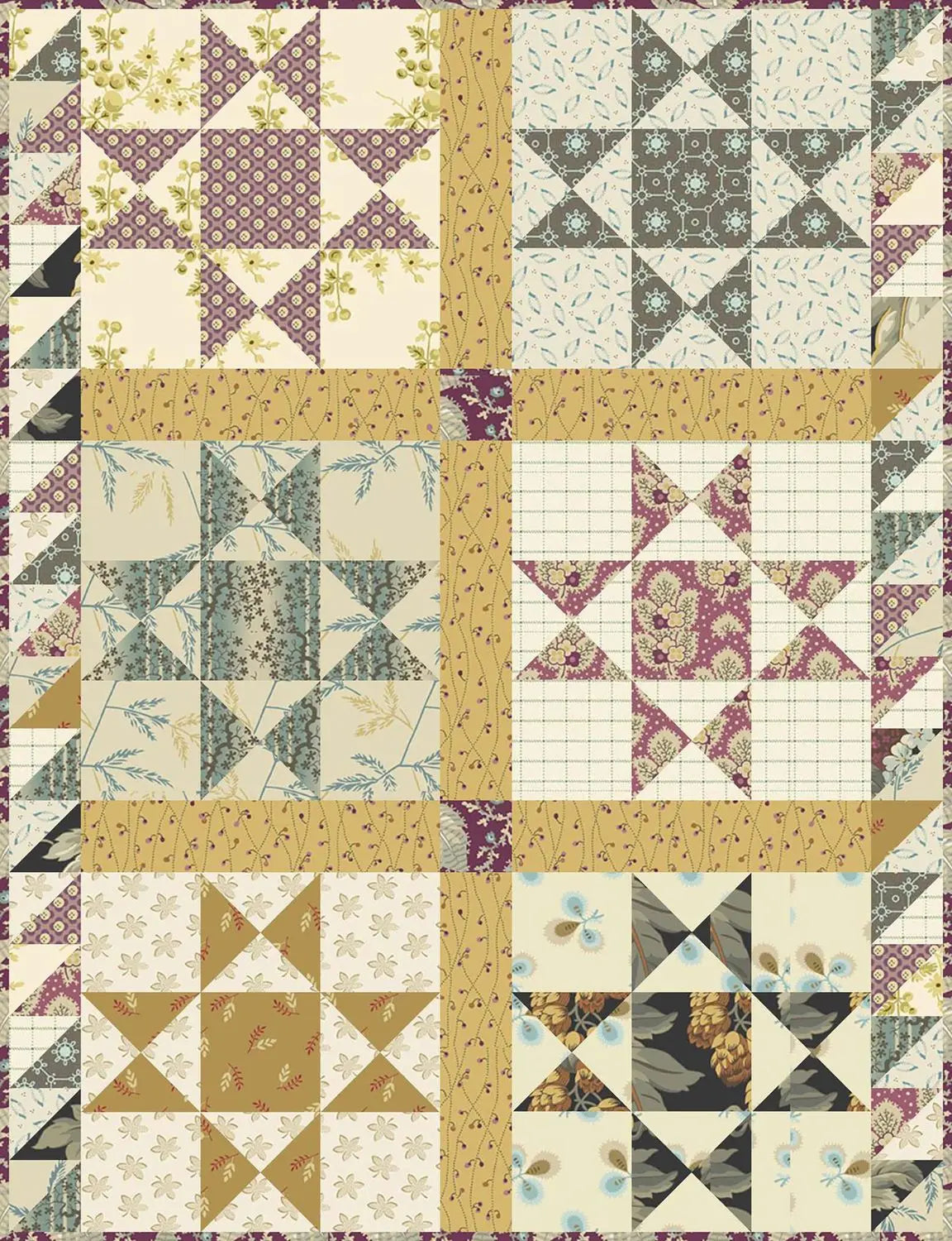 Michael and Carol Mini Quilt Pattern Set – Timeless Designs for Small Quilts image 1