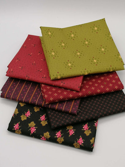 Kim Diehl Fat Quarter Bundle - KD5 - 6 Fabrics image 1