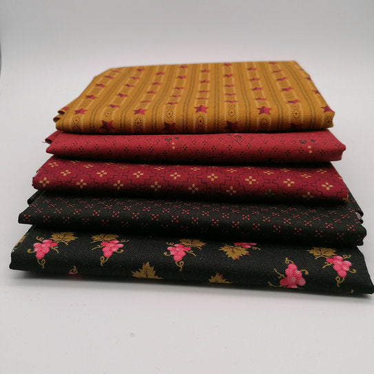 Kim Diehl Fat Quarter Bundle - KD4 - 5 Fabrics image 1