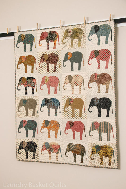 Elephant Quilt Pattern image 0