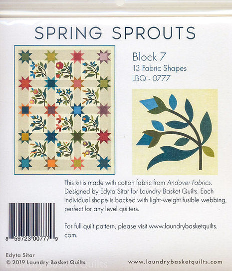 Silhouettes - Spring Sprouts LT Block 7 image 1
