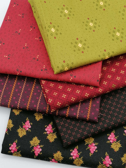 Kim Diehl Fat Quarter Bundle - KD5 - 6 Fabrics image 0