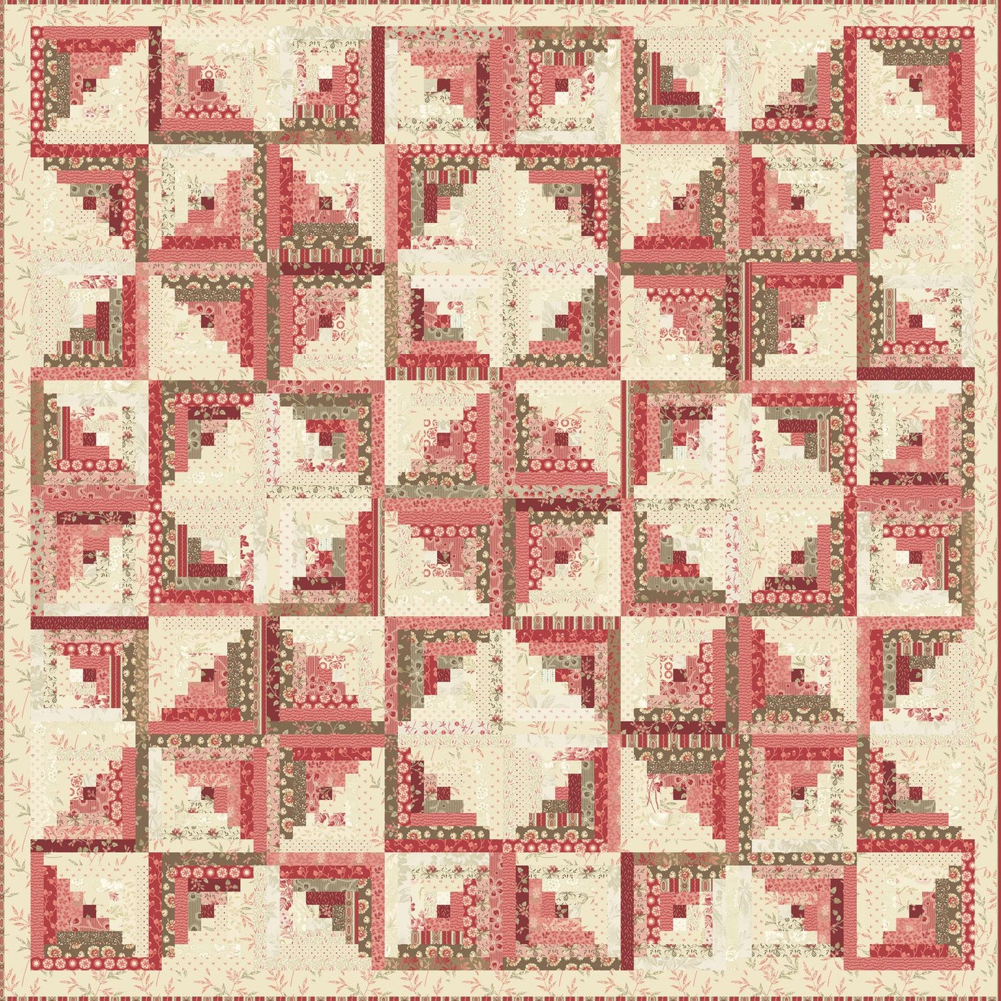 Log Cabin Quilt Pattern image 2