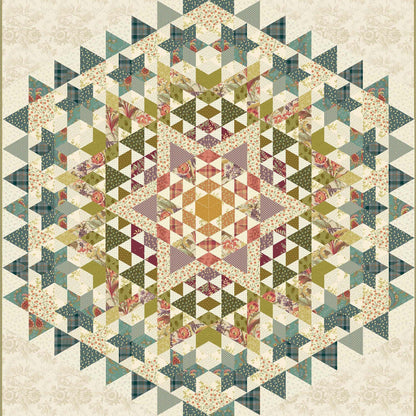 Blue Star Quilt Pattern templates image 2