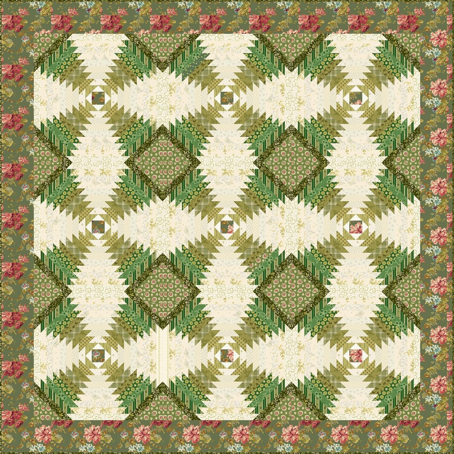 Pineapple Quilt Pattern Classic Block Design The Quilting Owl