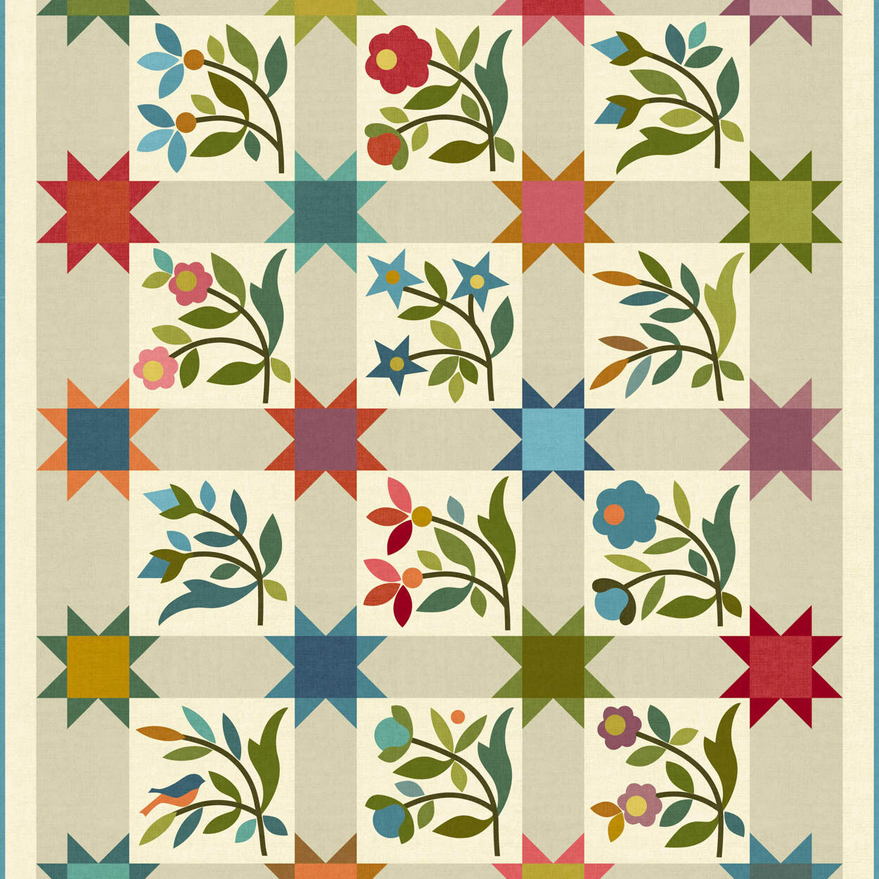 Spring Spouts LT Quilt Pattern image 0