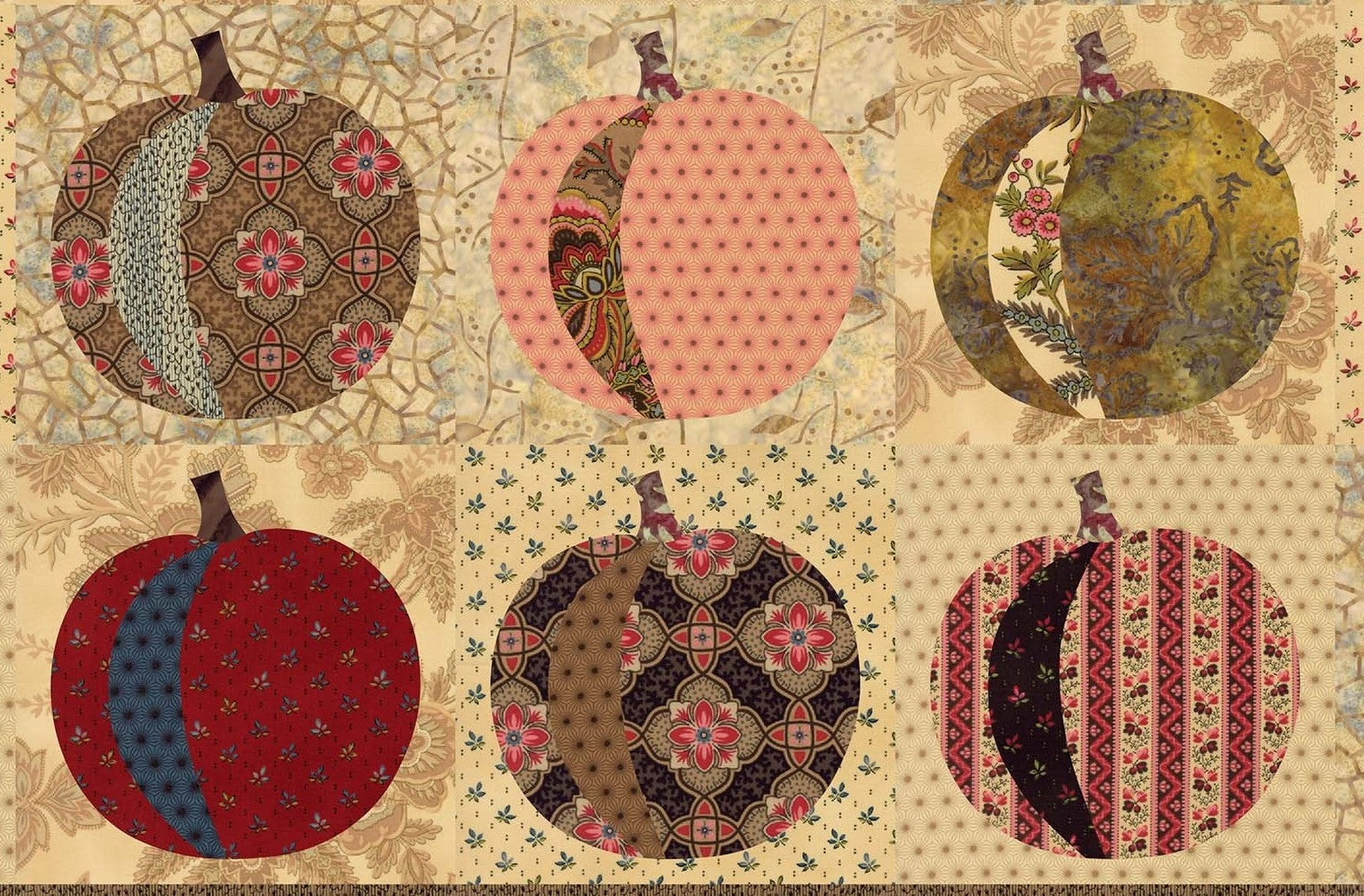 Pumpkins Quilt Pattern – Perfect for Autumn-Themed Quilts image 1