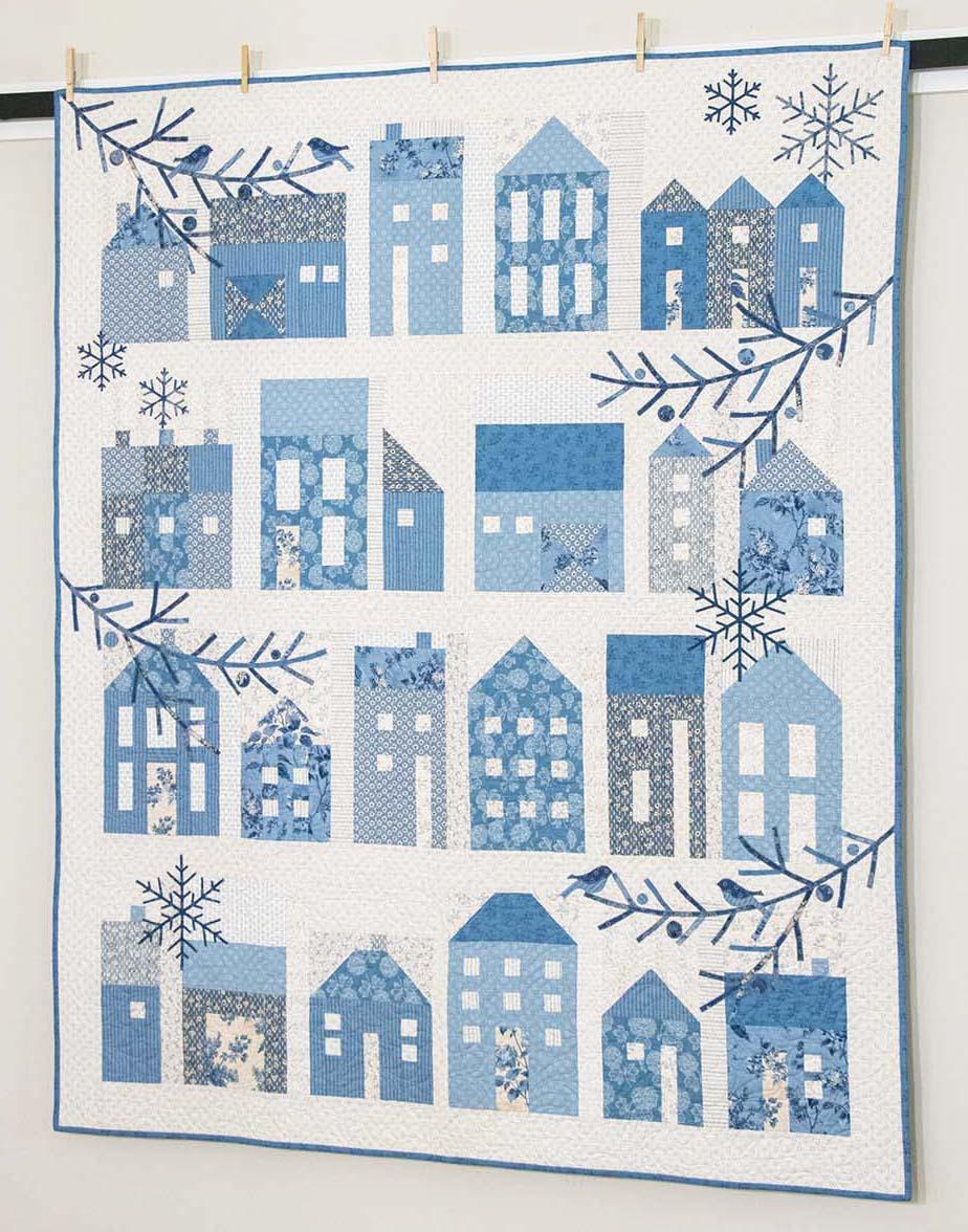 Winter Village quilt pattern