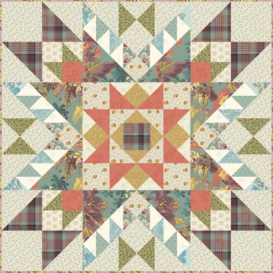 Summer Star Mini Quilt Pattern image 0