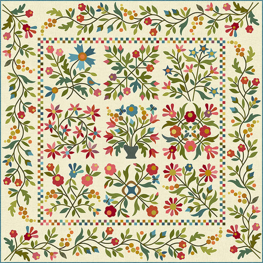 Spring Bouquet Quilt Pattern image 0