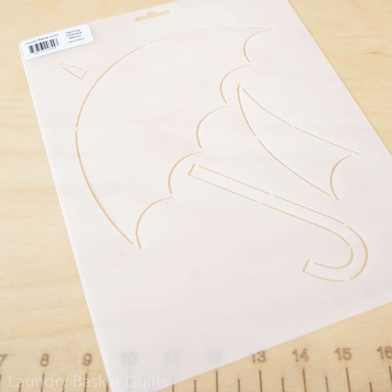 Stencil - Dancing Umbrella image 0