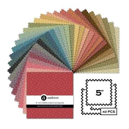 Square Dance 5" charm pack