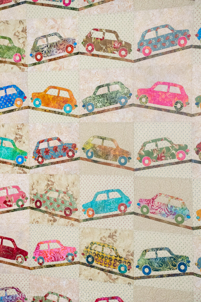 Stencil - Sweet Ride - Applique Stencil by Laundry Basket Quilts image 2
