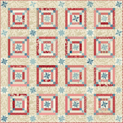 Stars and Stripes Quilt Pattern image 0