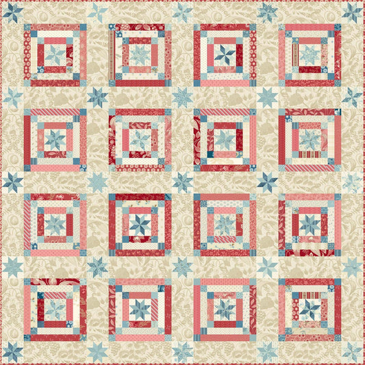 Stars and Stripes Quilt Pattern image 0