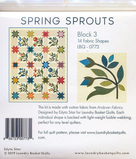 Silhouettes - Spring Sprouts LT Block 3 image 2